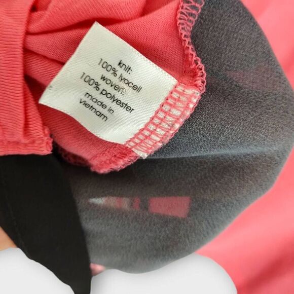 Lane Bryant Womens Tshirt Sz 18 Jet Setter Graphic Coral Sleeveless Scoop Y2K - Picture 10 of 12